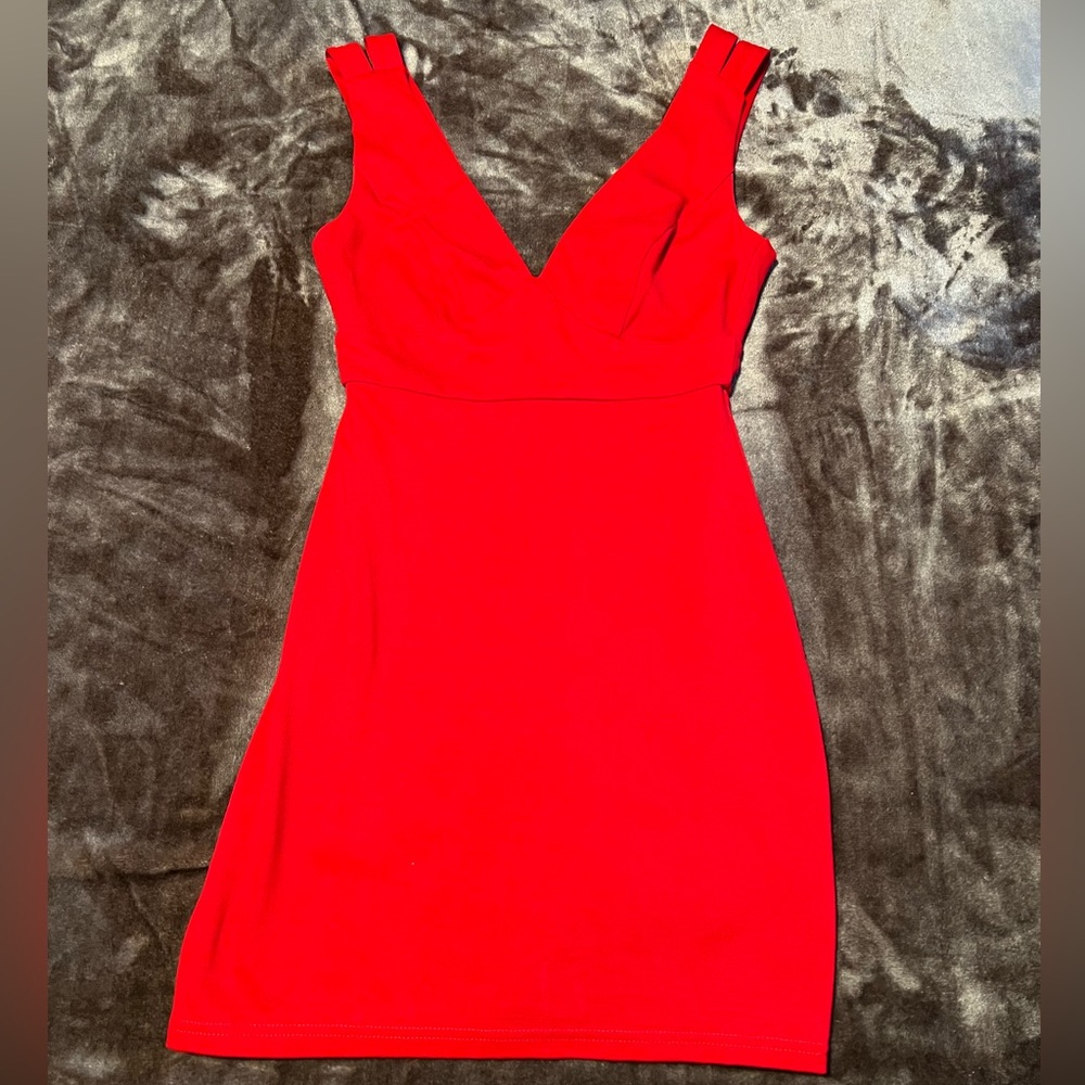 Lulu’s Red Bodycon Mini Dress